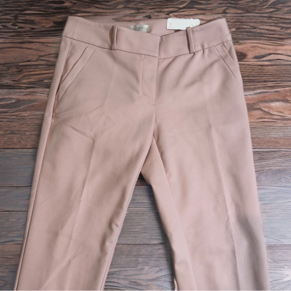 LOFT Modern Skinny Ankle Trousers NWT Petal Pink - Picture 2 of 3